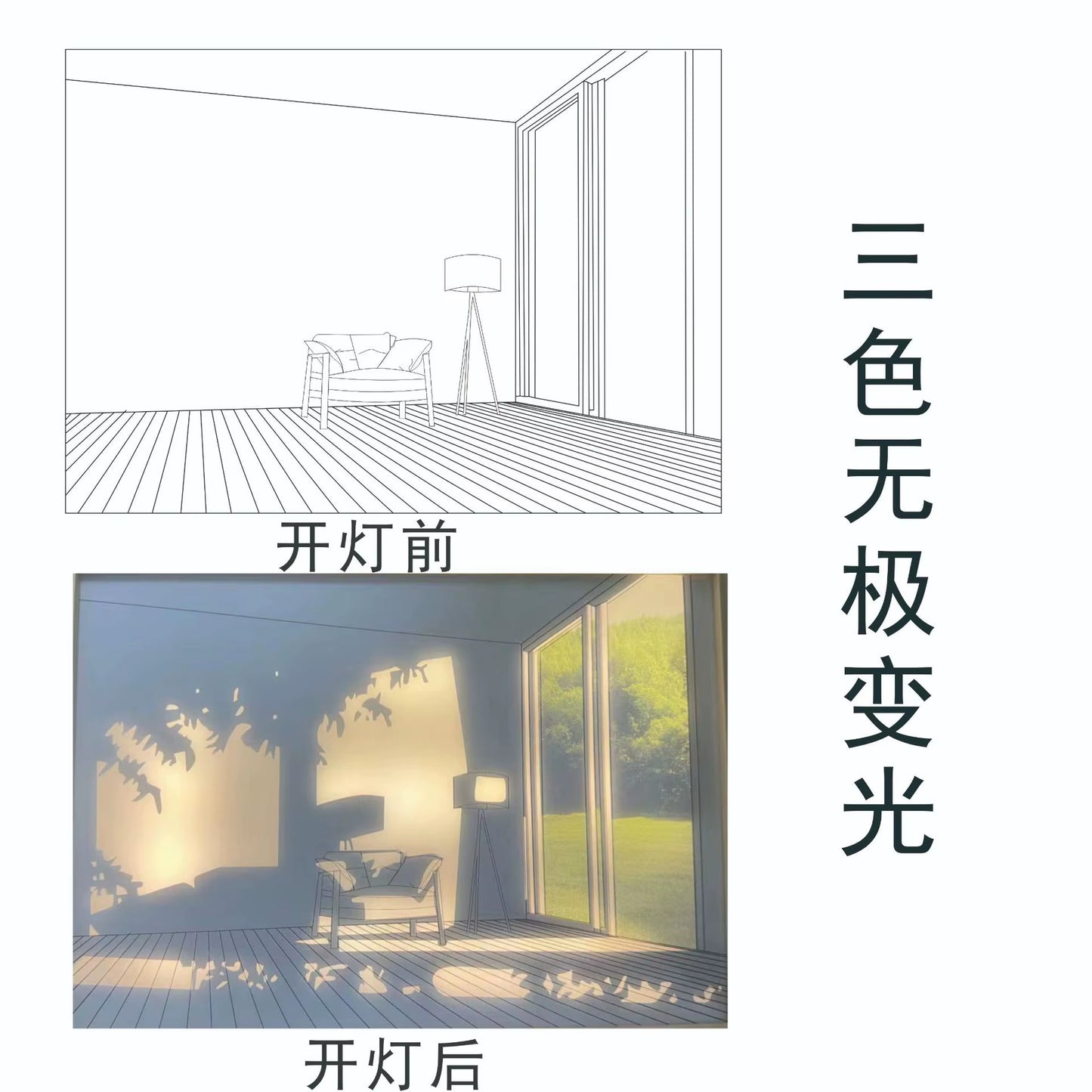 Wall Art LED Light Painting Picture Frame