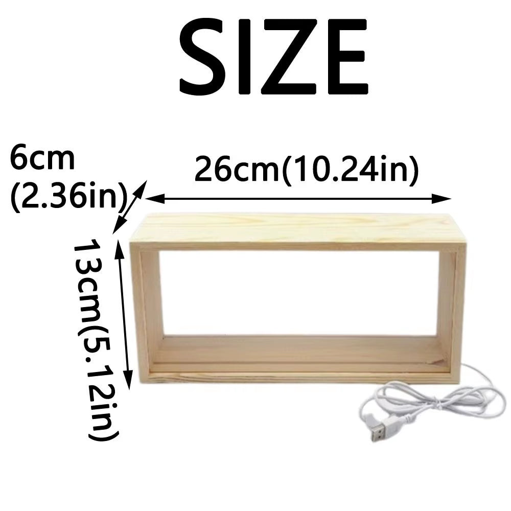 Decorative Creative Shadow Box LED Picture Frame