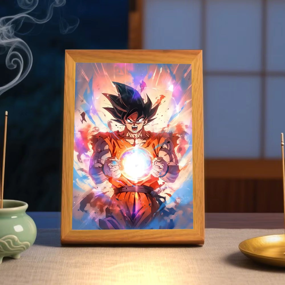 Goku & Vegeta LED Photo Frame