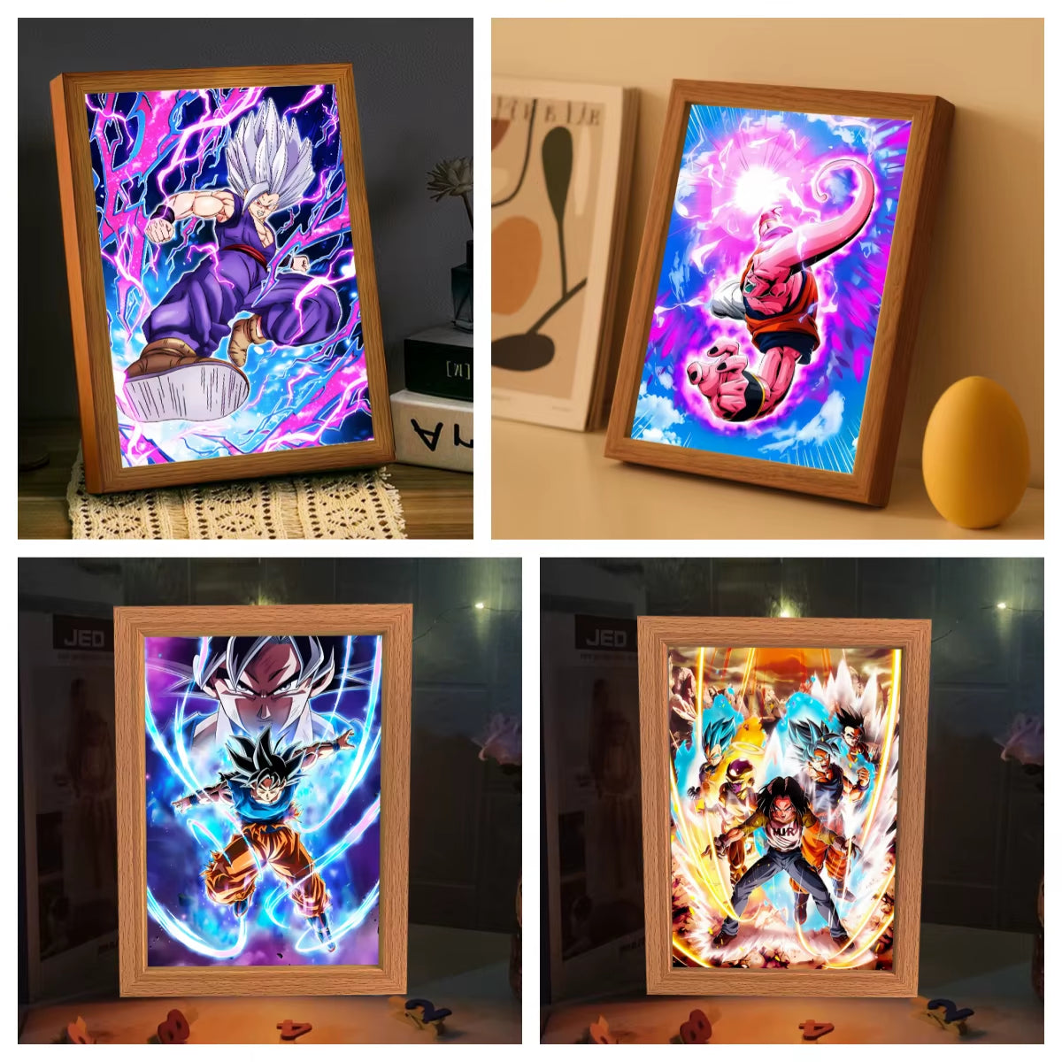 Dragon Ball Light Painting Photo Frame