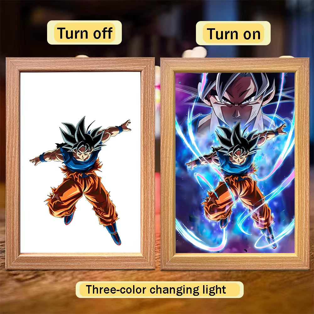 Dragon Ball Light Painting Photo Frame