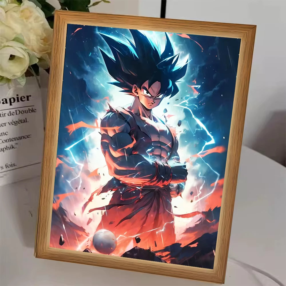 Goku & Vegeta LED Photo Frame