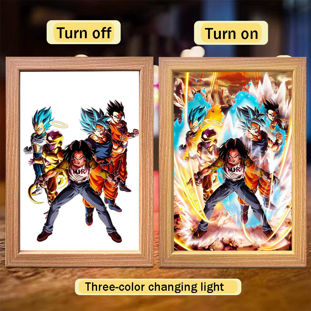 Dragon Ball Light Painting Photo Frame