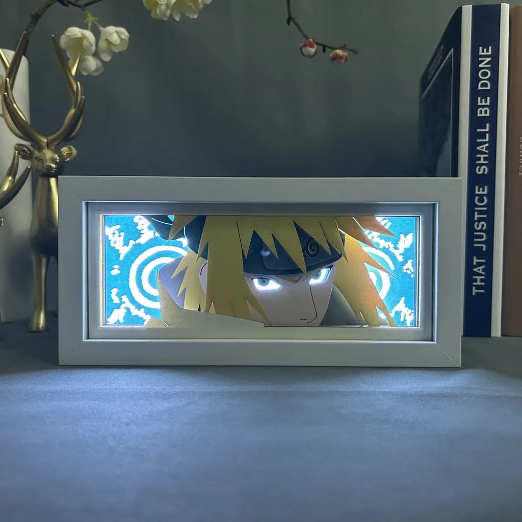 Naruto Akatsuki Light Painting Photo Frame