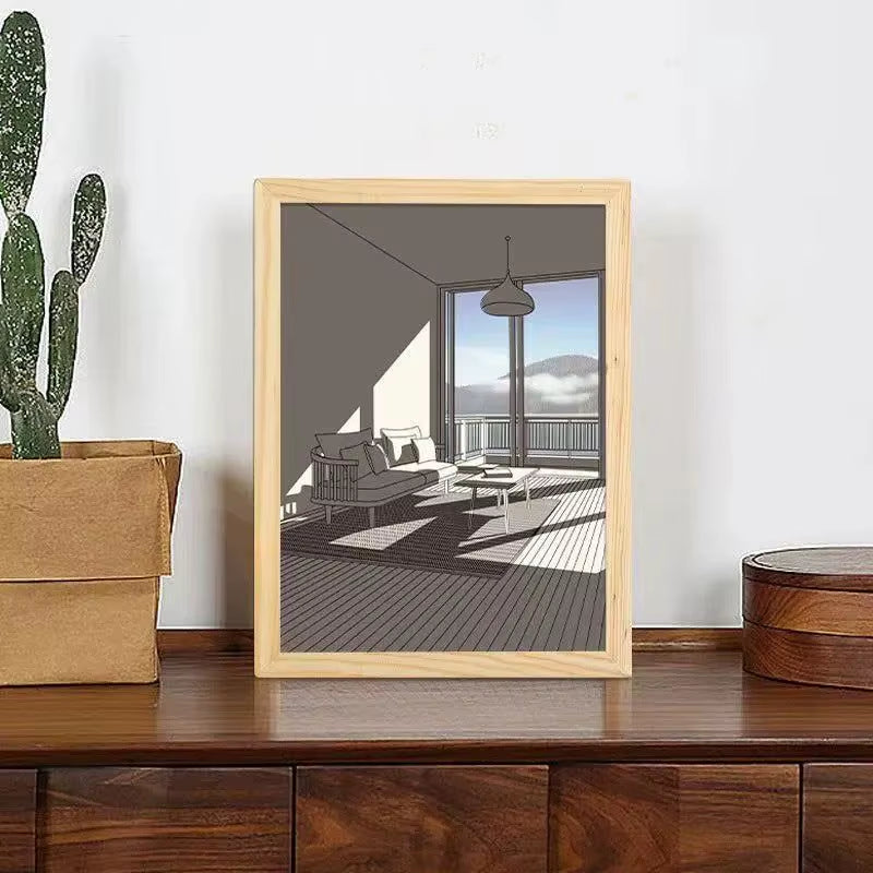 Wall Art LED Light Painting Picture Frame