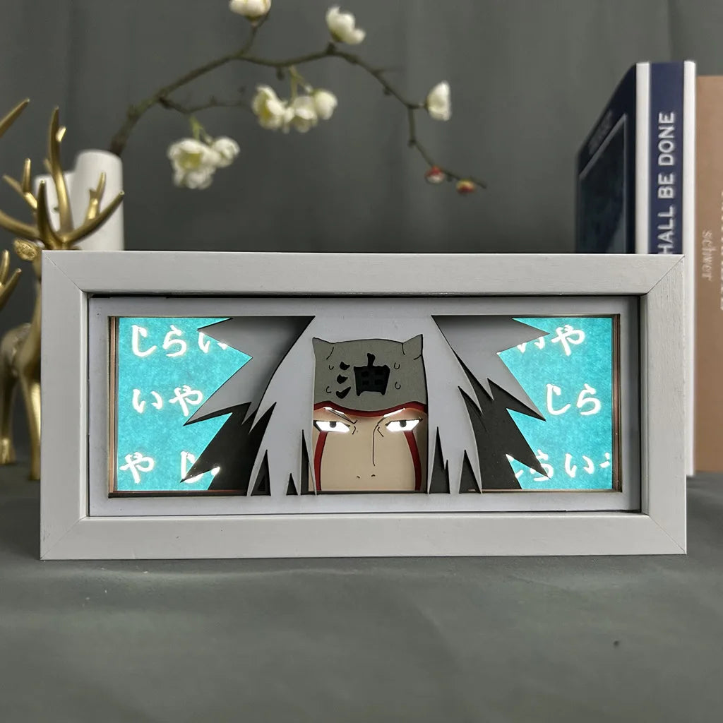 Naruto Akatsuki Light Painting Photo Frame