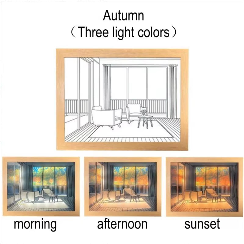 Wall Art LED Light Painting Picture Frame