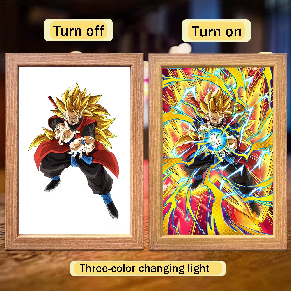 Dragon Ball Light Painting Photo Frame