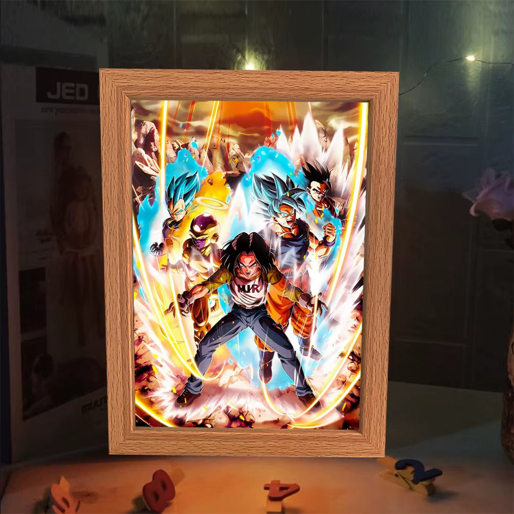Dragon Ball Light Painting Photo Frame