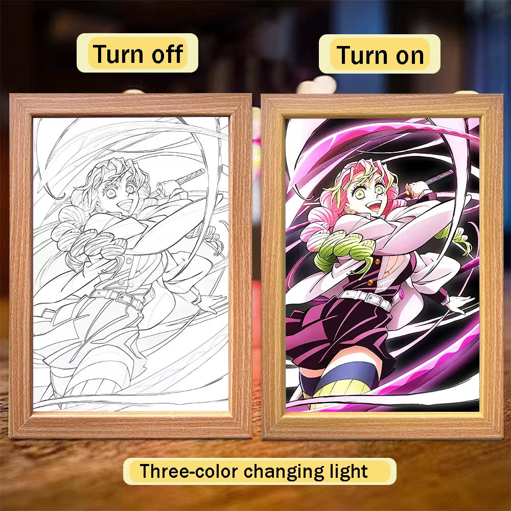 Demon Slayer Character Light Picture Frame Nezuko