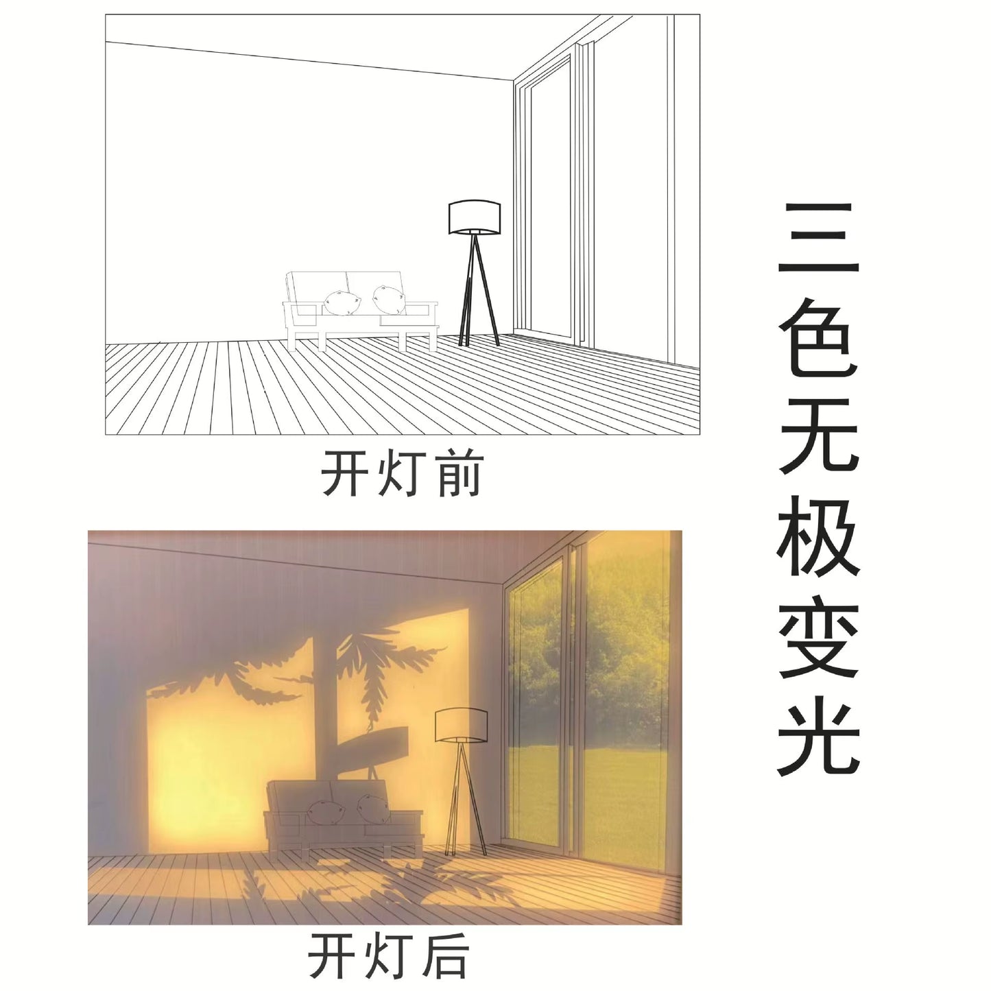 Wall Art LED Light Painting Picture Frame