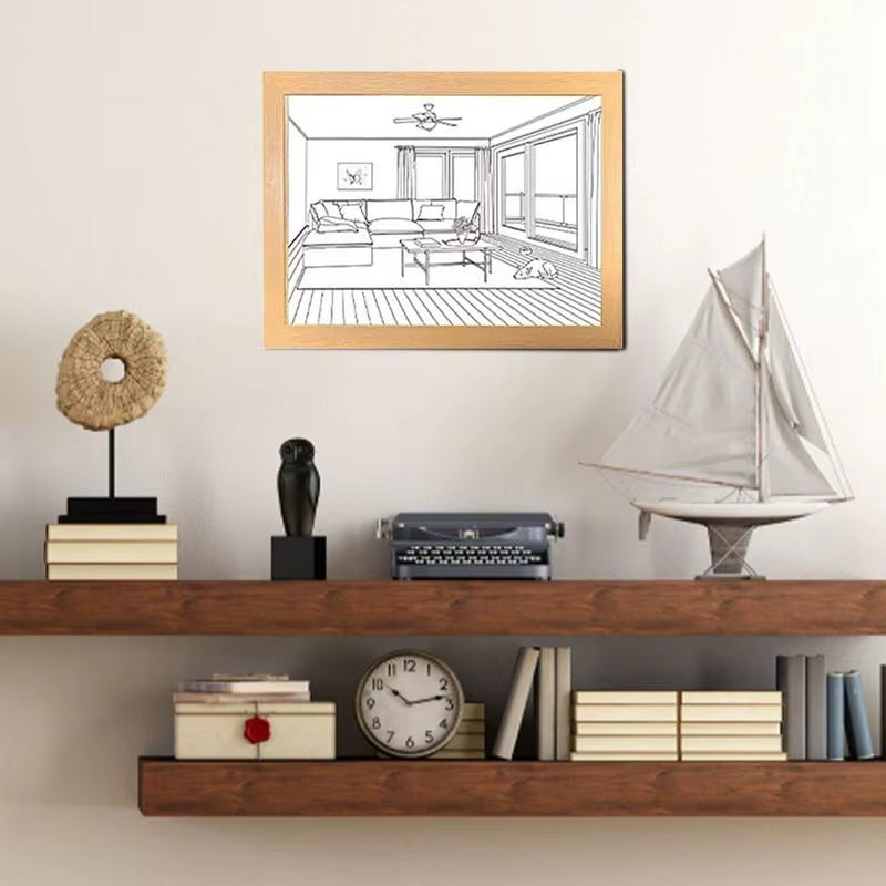 Home Setting Led Light Painting Photo Frame