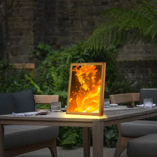 Sasuke Light Painting Photo Frame