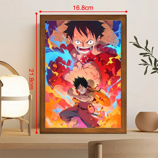 One Piece Light Painting Photo Frame