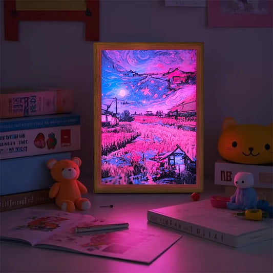 Van Gogh Starry LED Painting Picture Frame