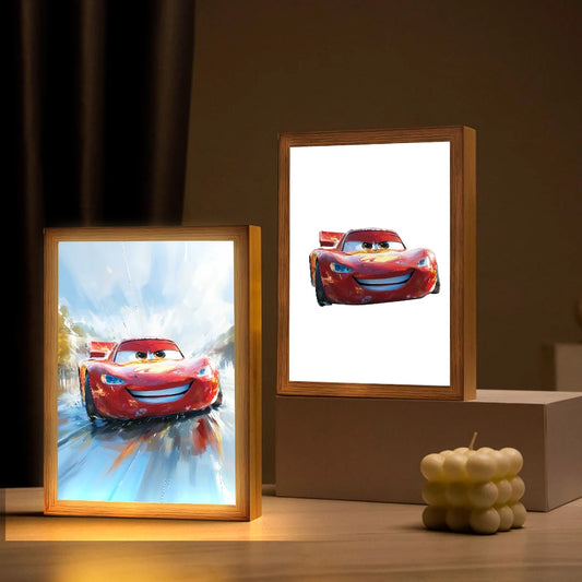 Cars Light Painting Photo Frame
