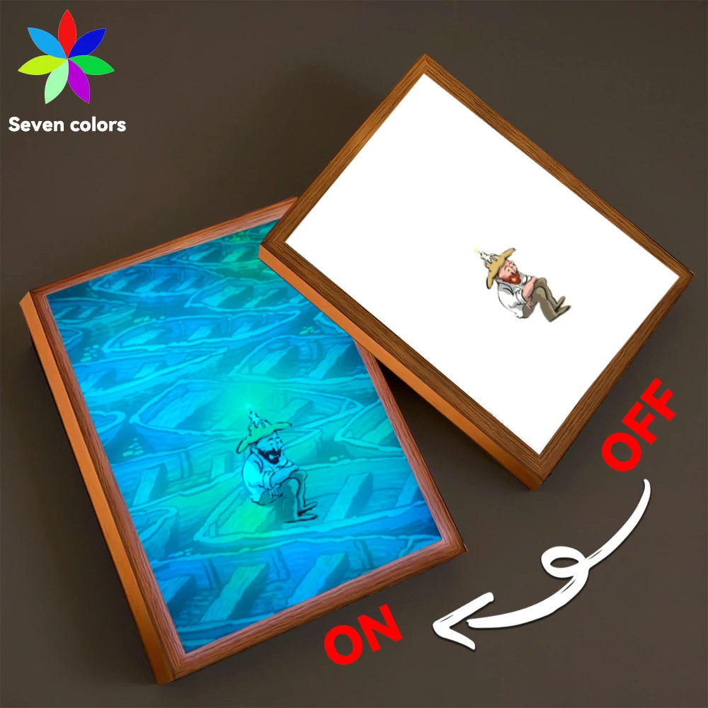 Van Gogh Starry LED Painting Picture Frame