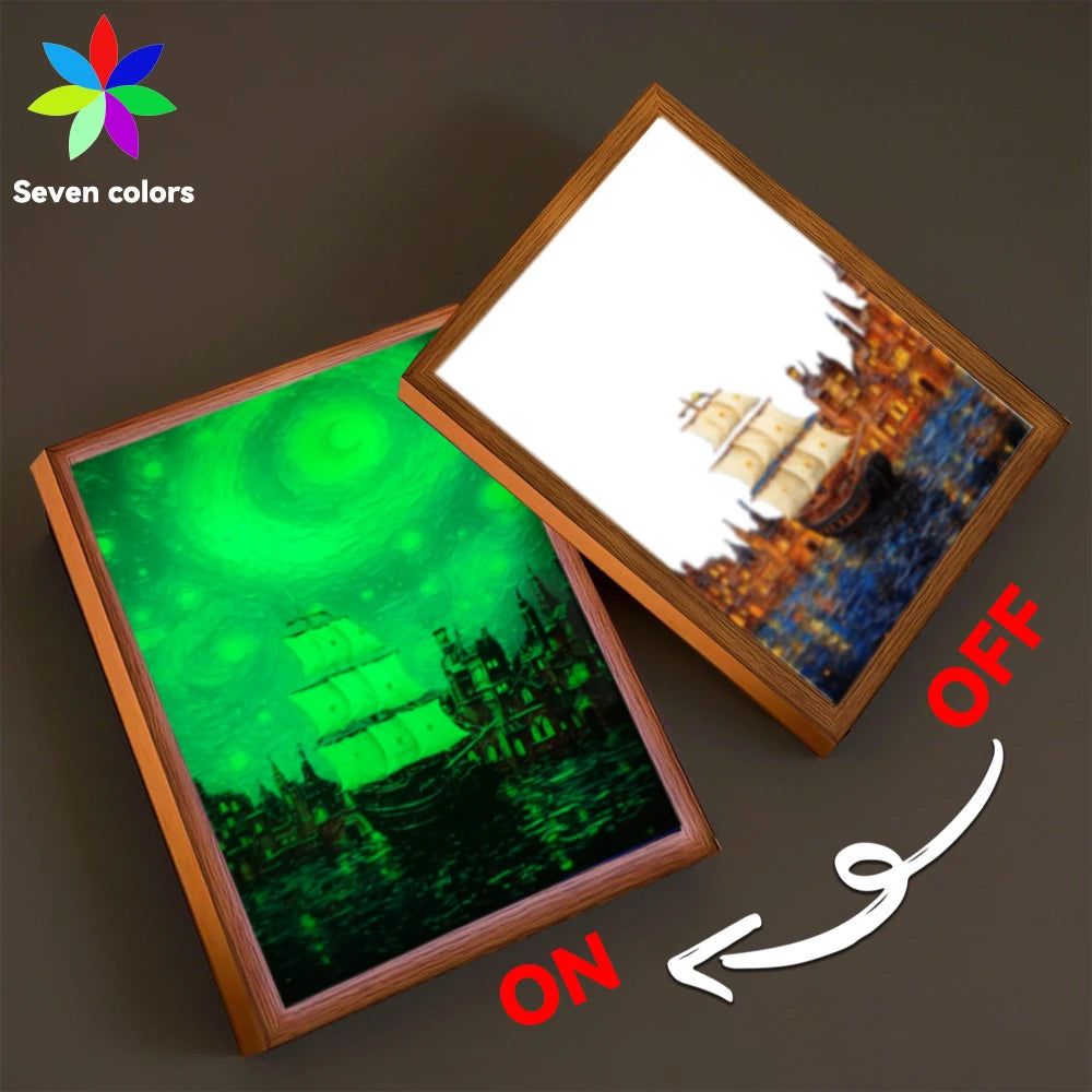 Van Gogh Starry LED Painting Picture Frame