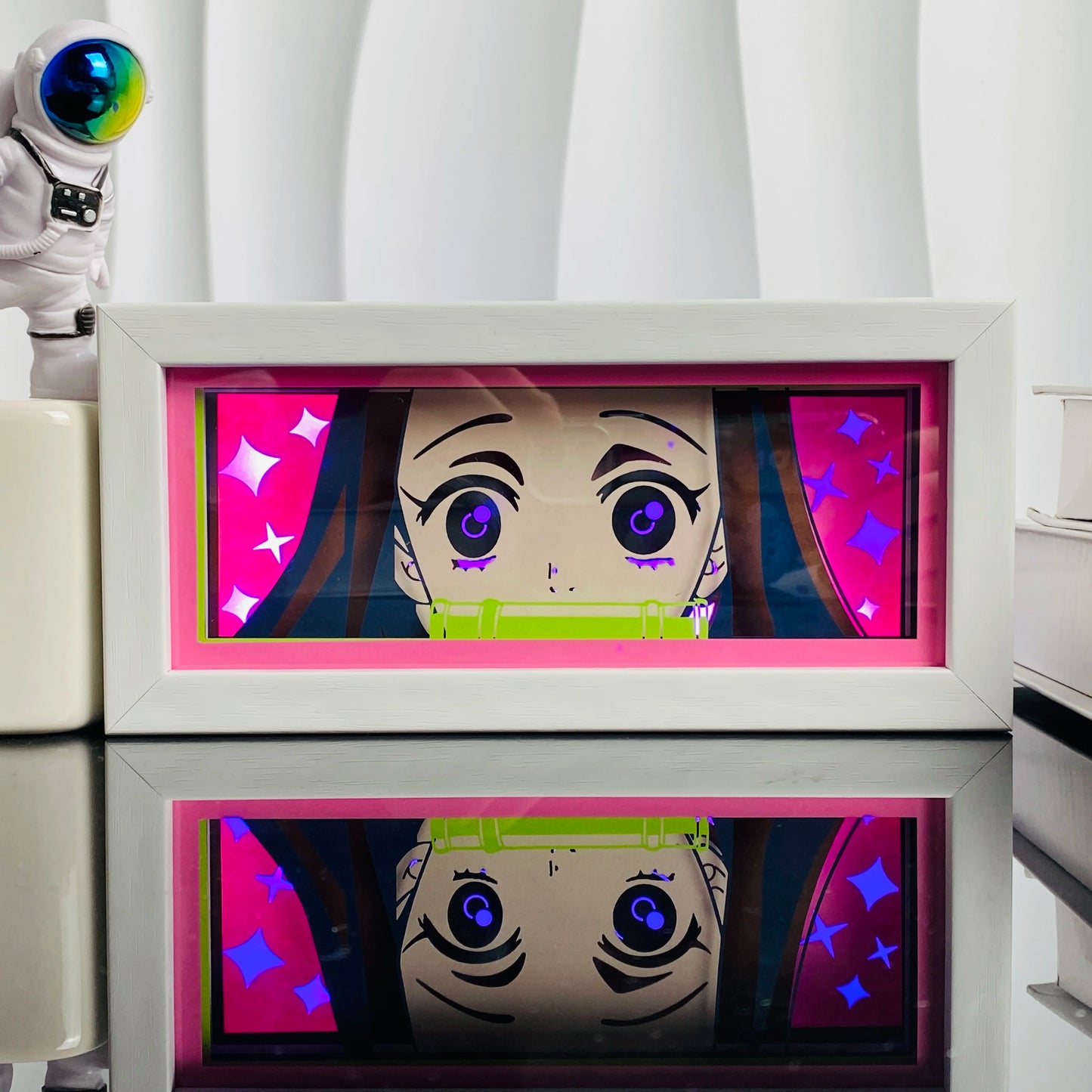 Anime Light Box Wood Photo Frame