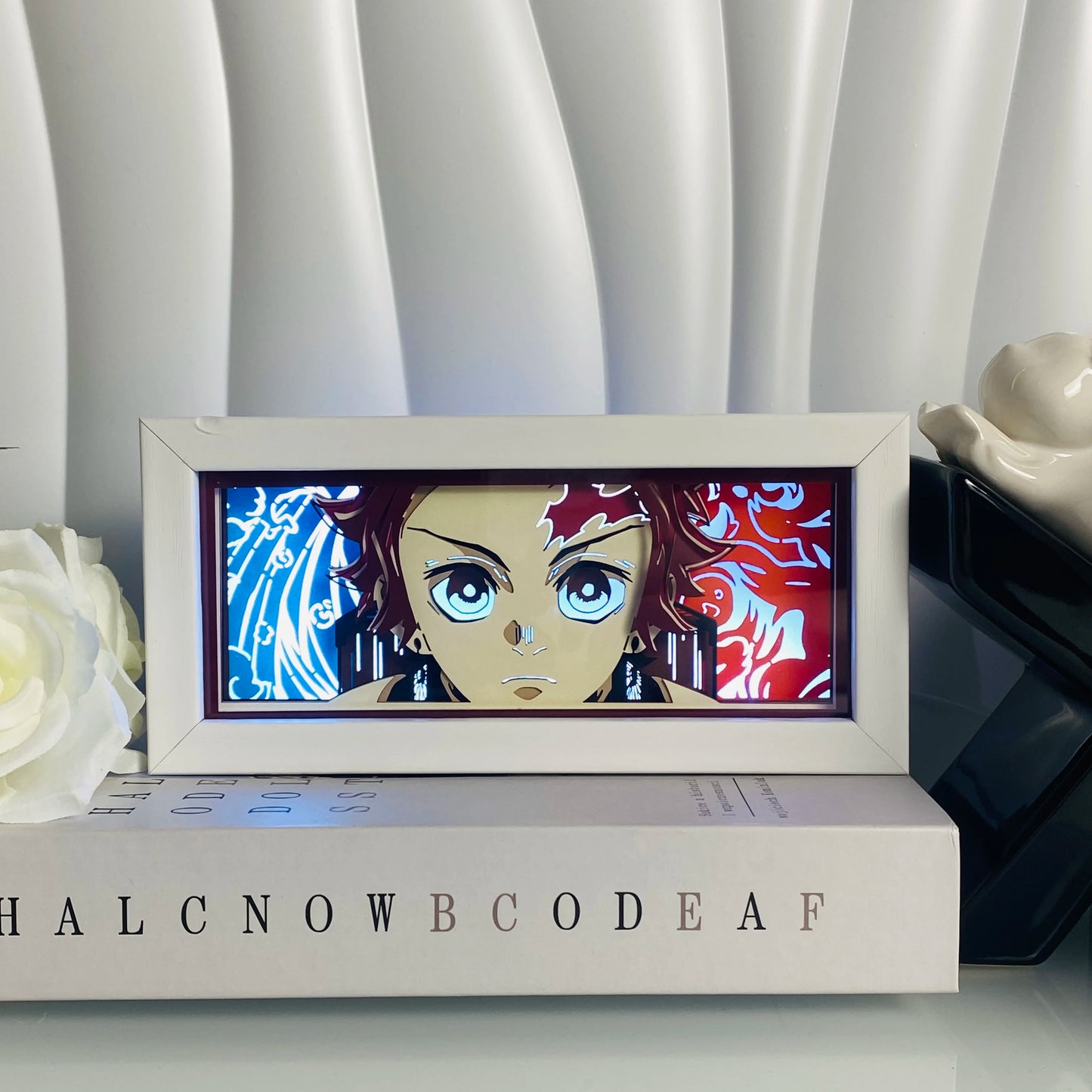 Anime Light Box Wood Photo Frame