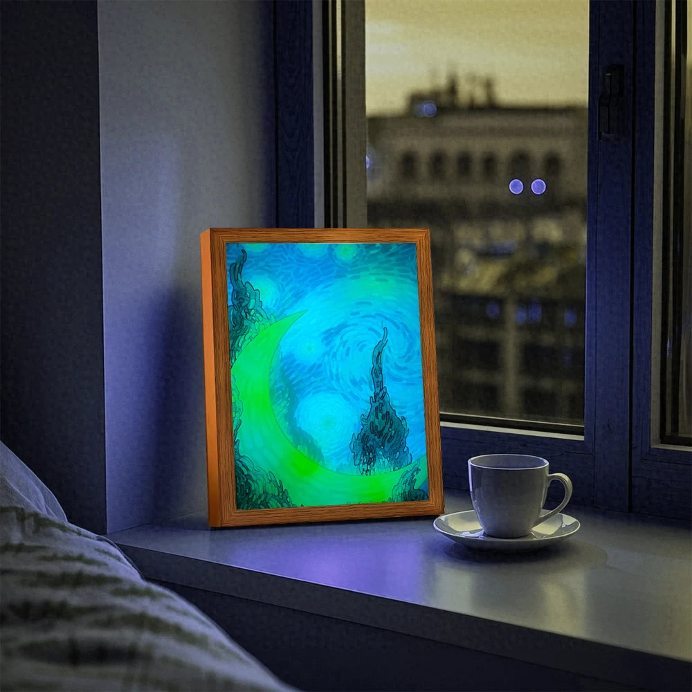 Van Gogh Starry LED Painting Picture Frame