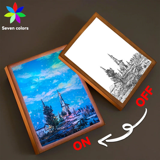 Van Gogh Starry LED Painting Picture Frame