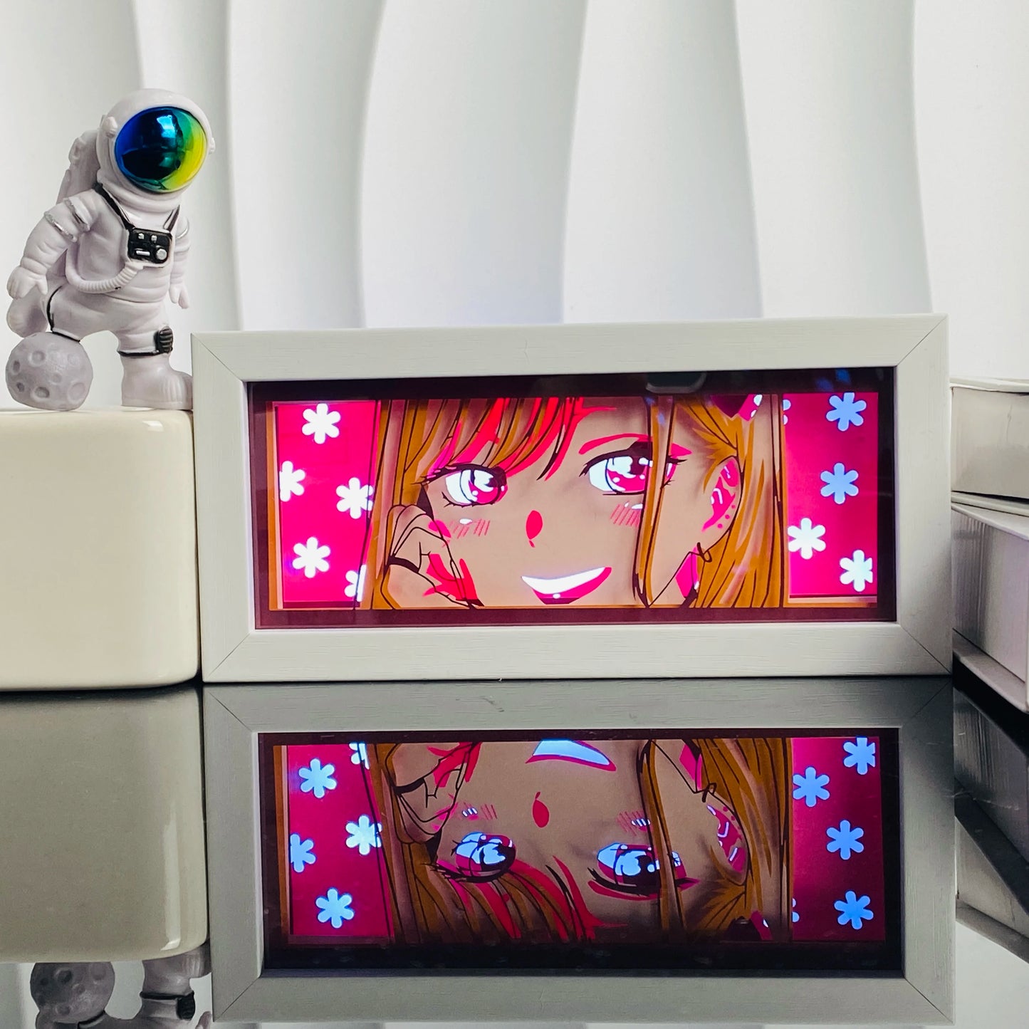 Anime Light Box Wood Photo Frame