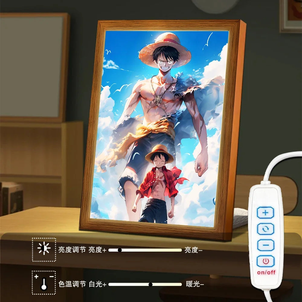 One Piece Light Painting Photo Frame