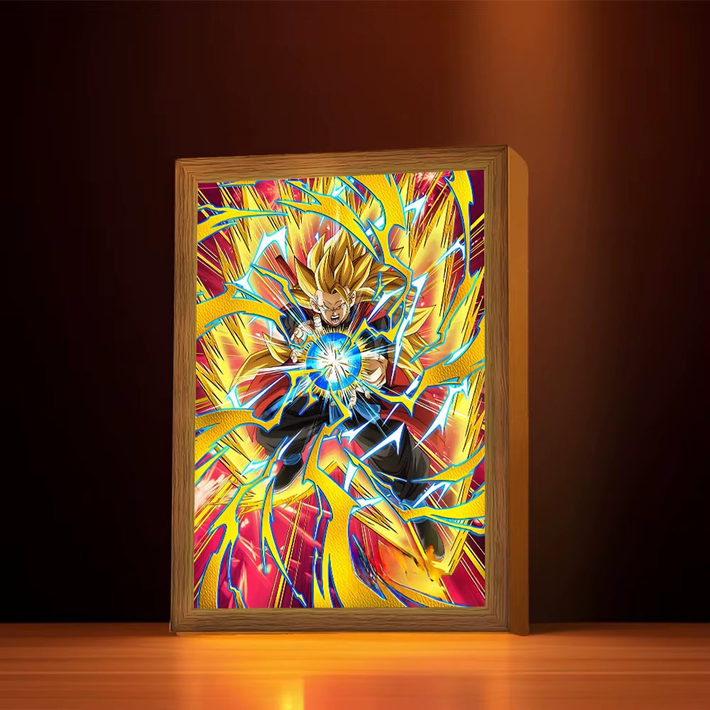 Dragon Ball Light Painting Photo Frame