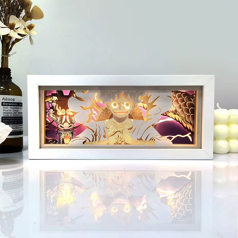Anime Light Box Wood Photo Frame