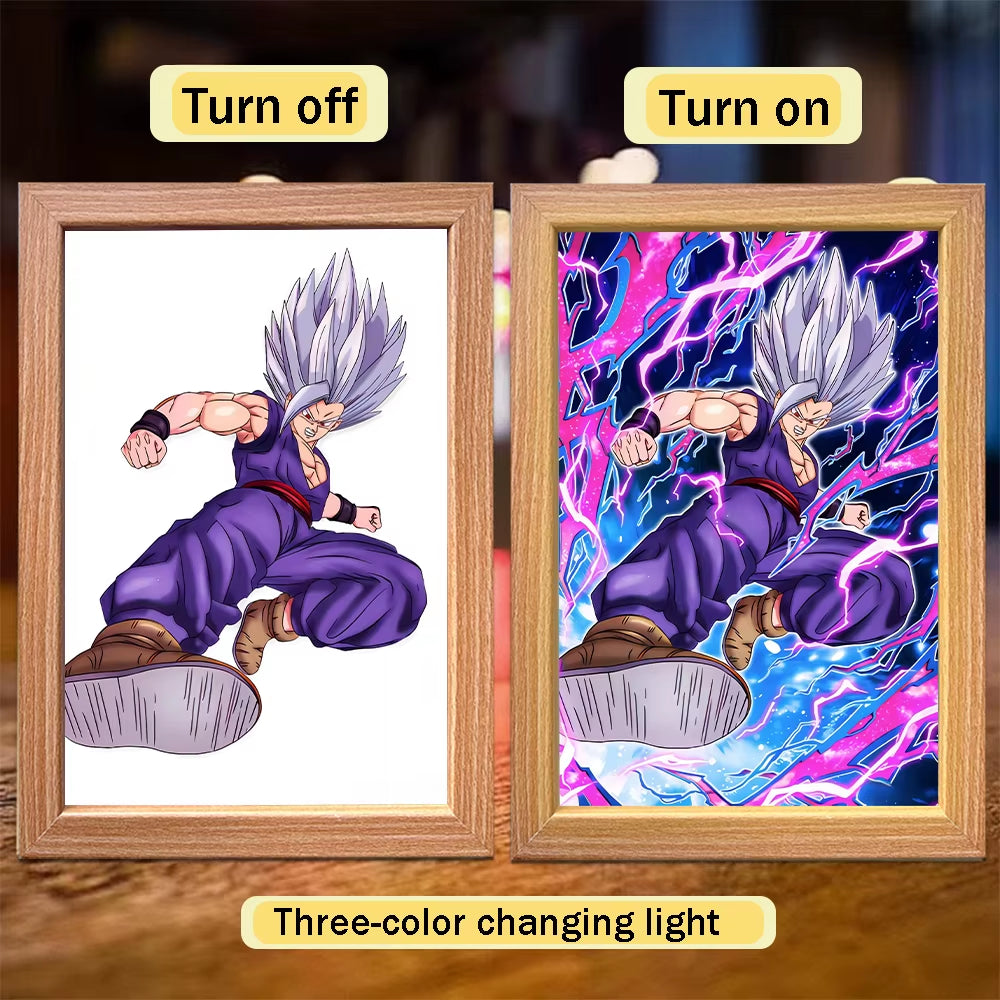 Dragon Ball Light Painting Photo Frame