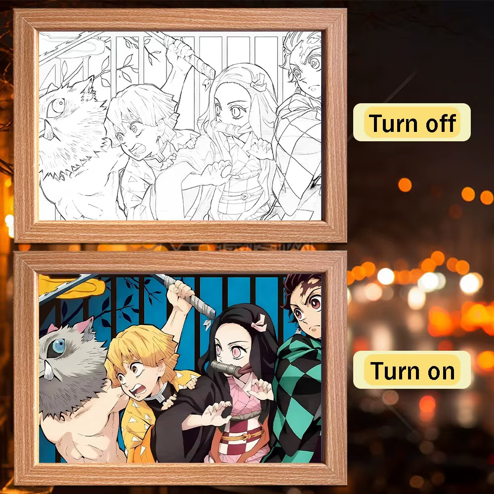 Demon Slayer Character Light Picture Frame Nezuko