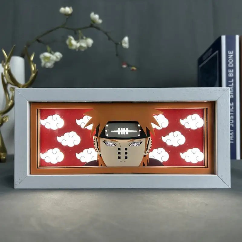 Naruto Akatsuki Light Painting Photo Frame