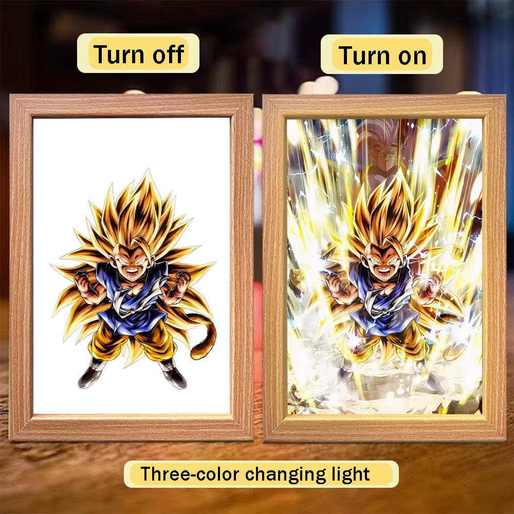 Dragon Ball Light Painting Photo Frame