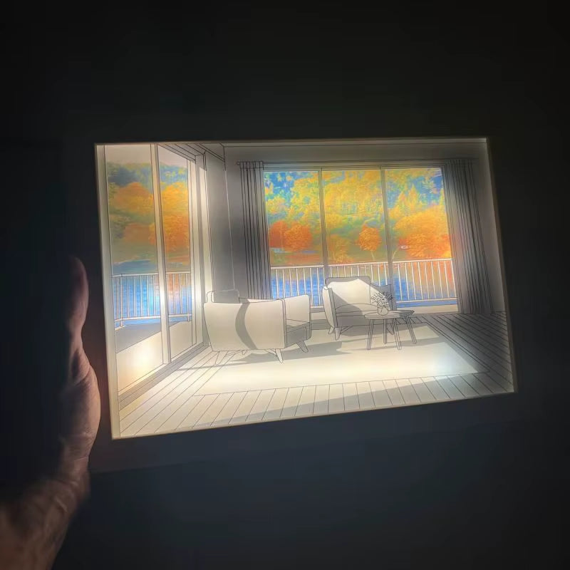 Wall Art LED Light Painting Picture Frame