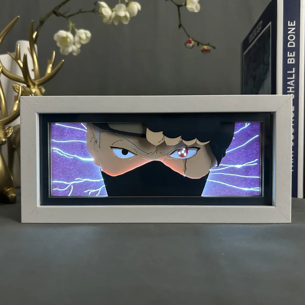 Naruto Akatsuki Light Painting Photo Frame
