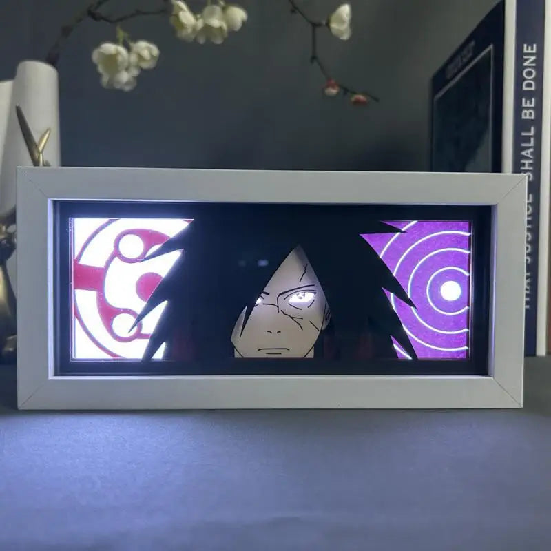 Naruto Akatsuki Light Painting Photo Frame