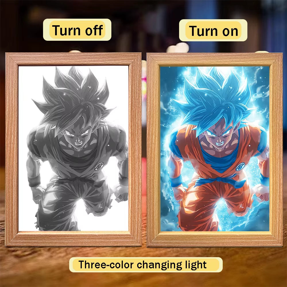 Goku & Vegeta LED Photo Frame