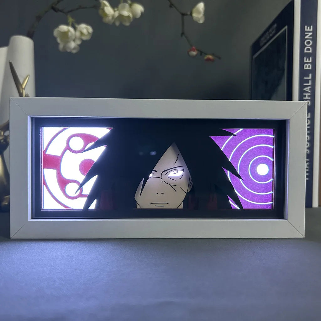 Naruto Akatsuki Light Painting Photo Frame