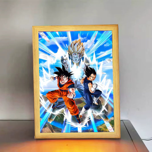 Goku & Vegeta LED Photo Frame